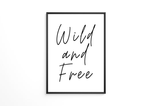 Wild Schriftzug elegant