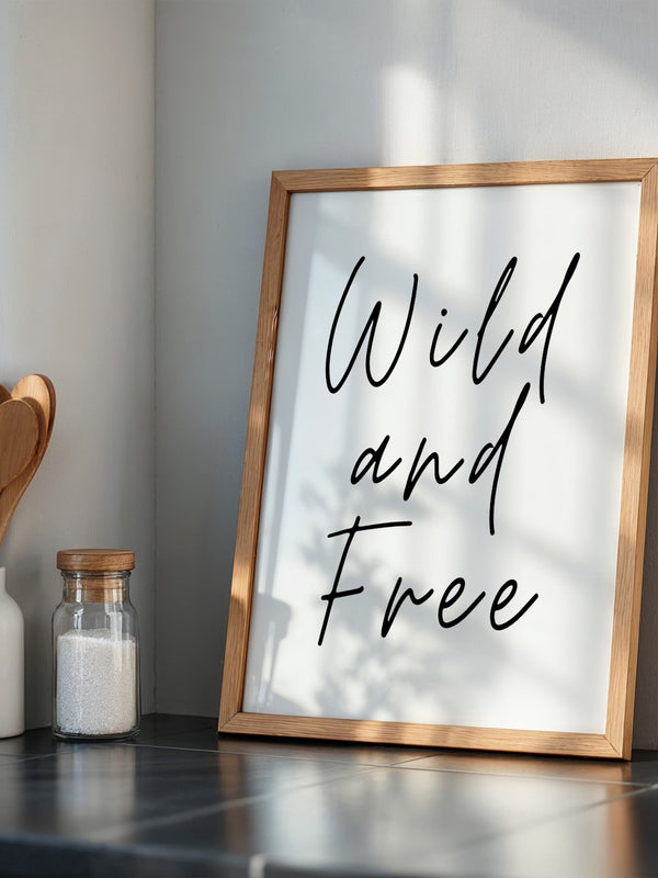 Wild Schriftzug elegant