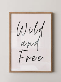 Wild Schriftzug elegant