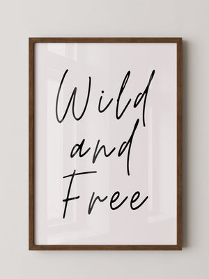 Wild Schriftzug elegant