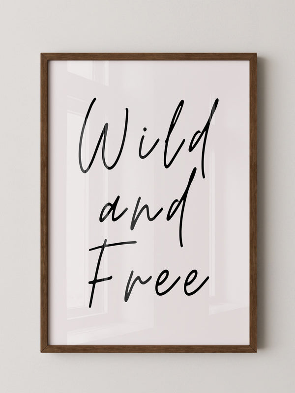Wild Schriftzug elegant