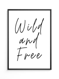 Wild Schriftzug elegant