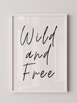 Wild Schriftzug elegant