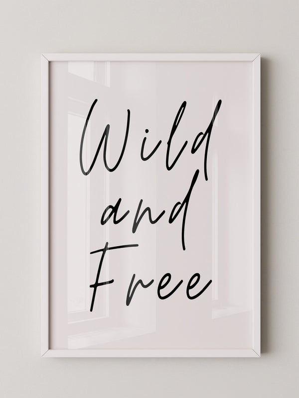 Wild Schriftzug elegant