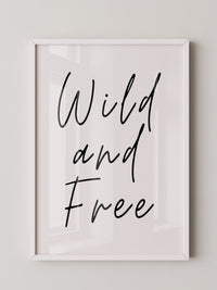 Wild Schriftzug elegant