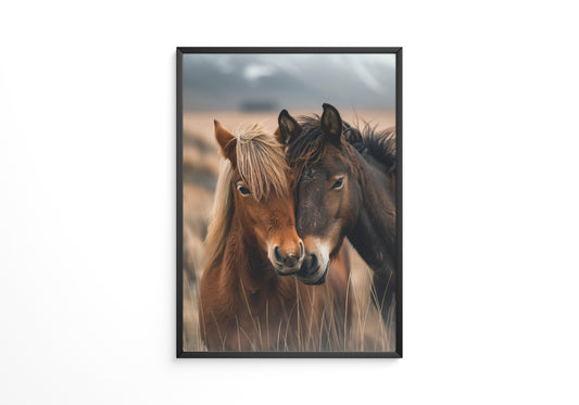 Pferde Duo Naturverbundenheit