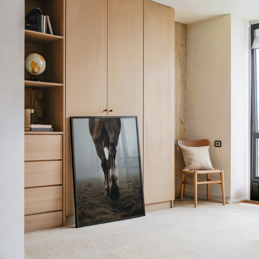 Pferdebeine Nebelperspektive