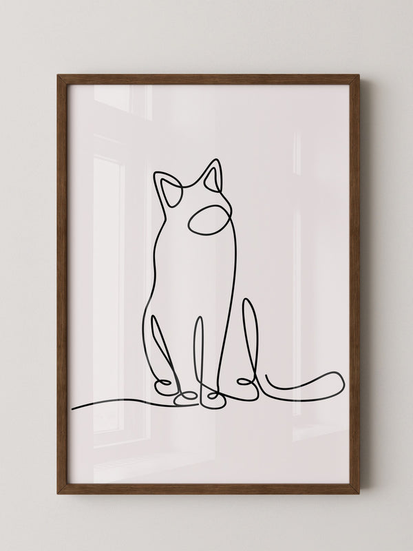 Katze Linie Stilvoll