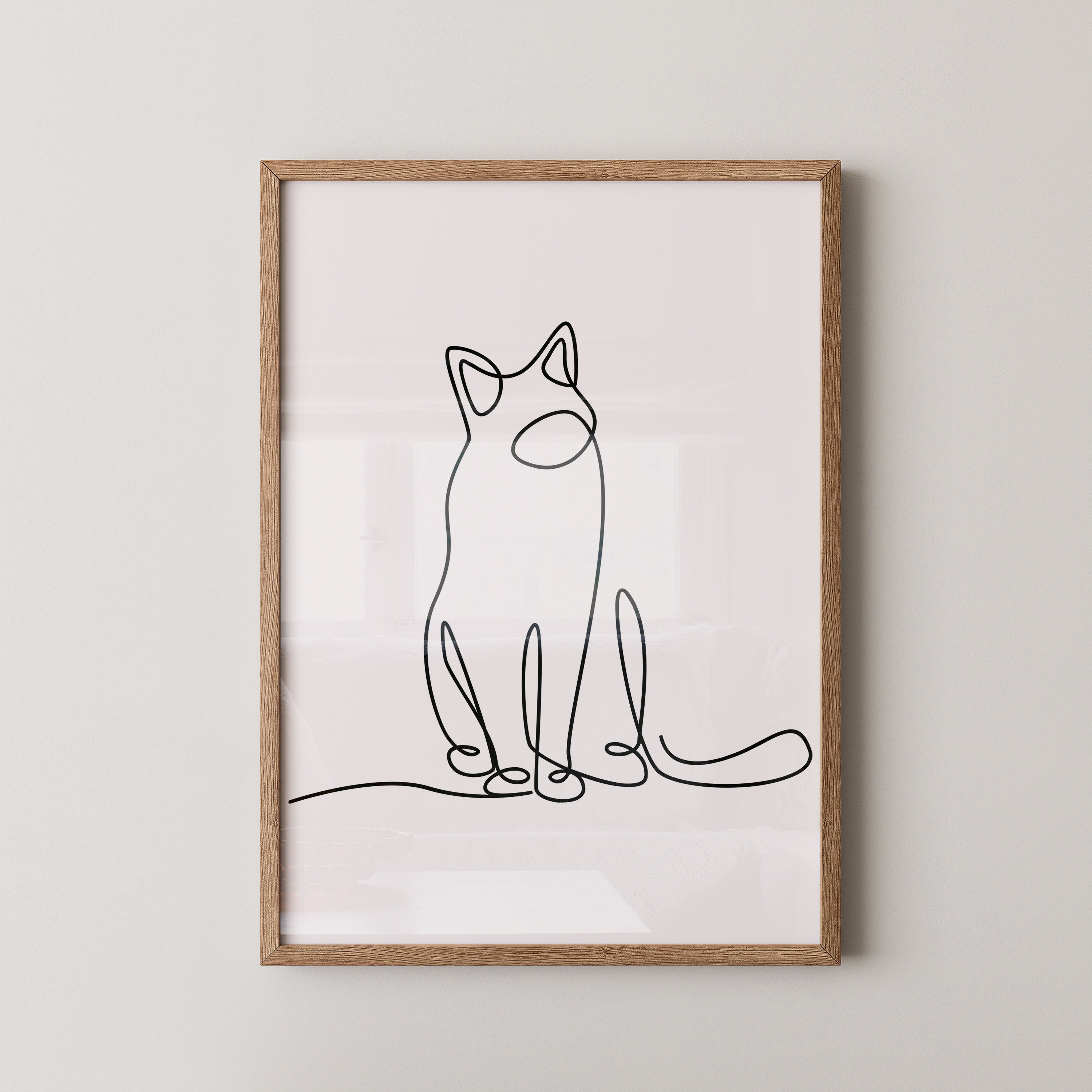 Katze Linie Stilvoll