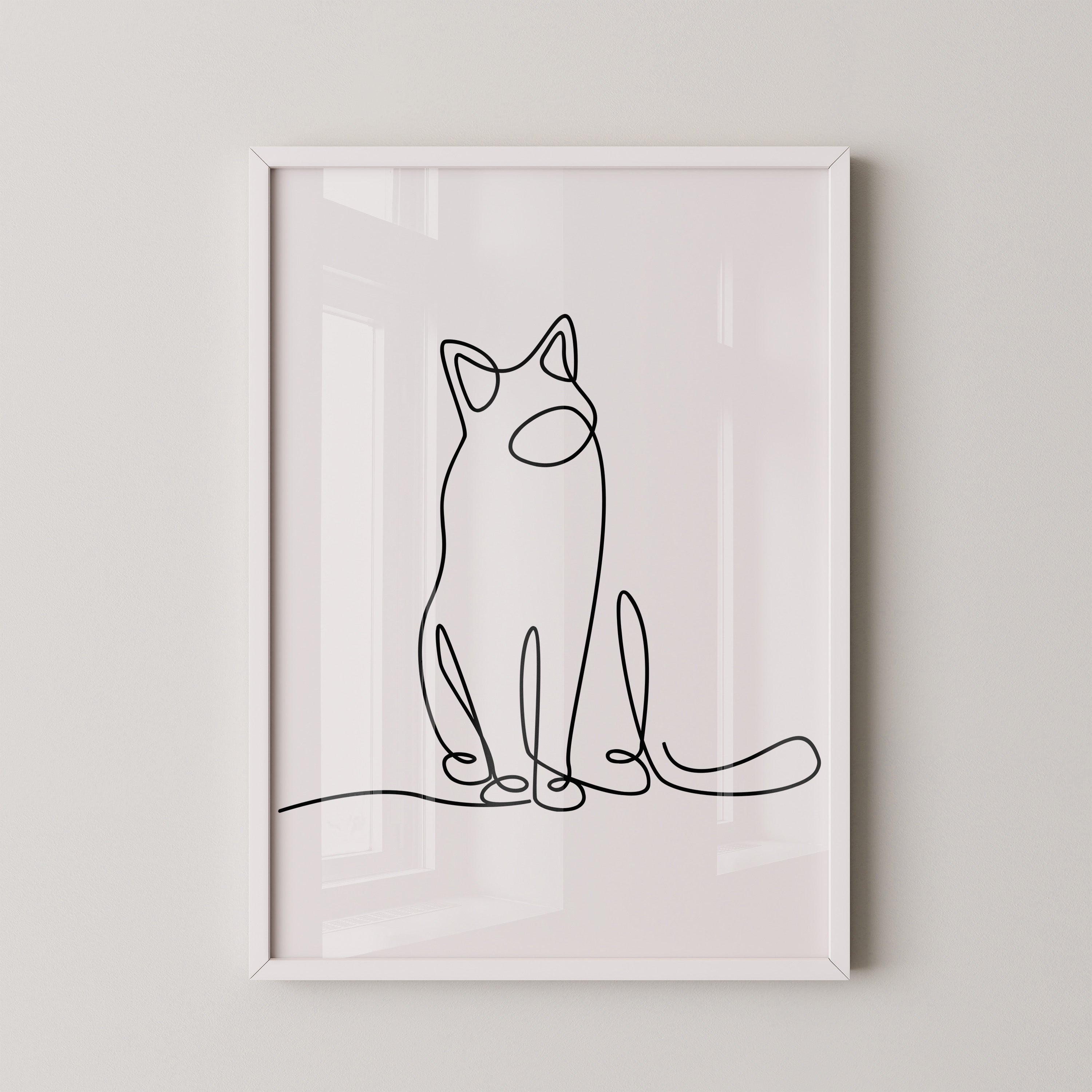 Katze Linie Stilvoll