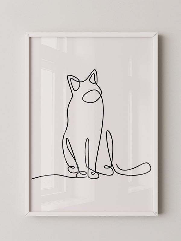 Katze Linie Stilvoll