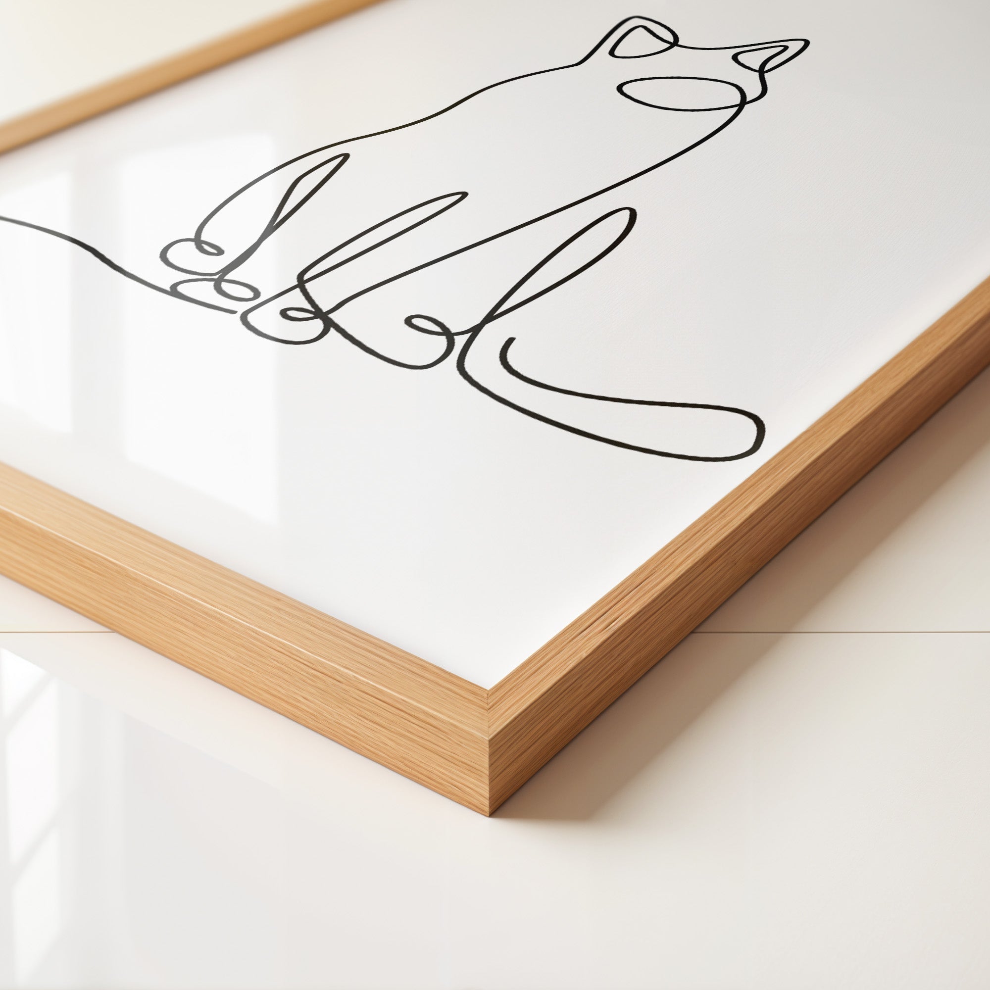 Katze Linie Stilvoll