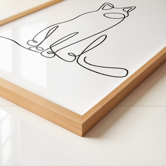 Katze Linie Stilvoll