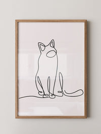 Katze Linie Stilvoll