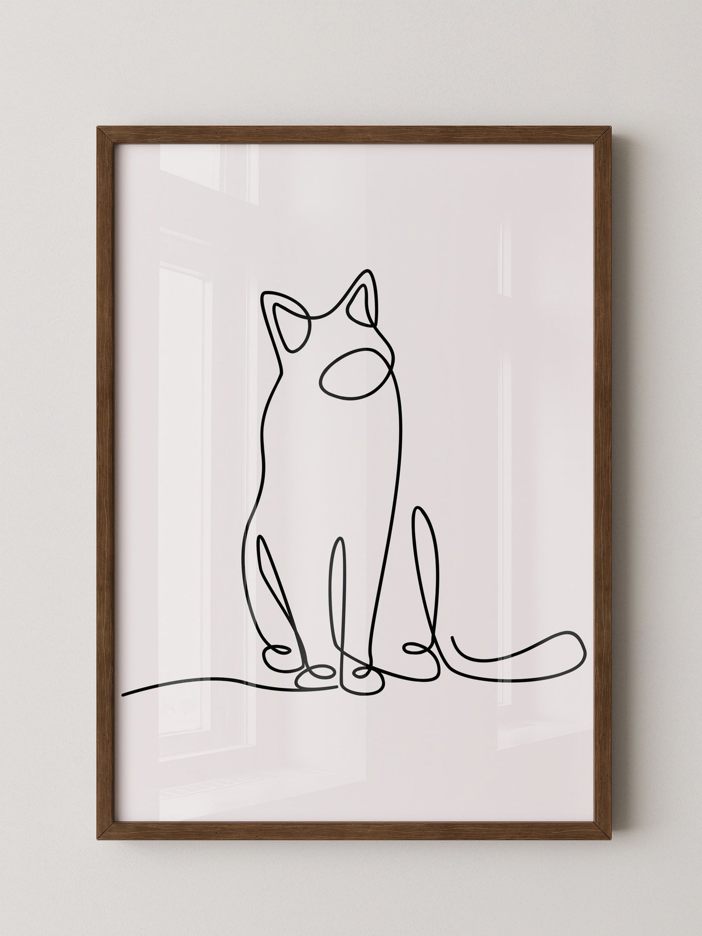 Katze Linie Stilvoll