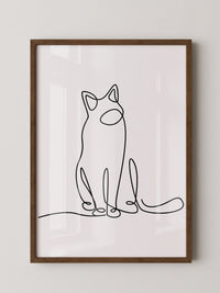Katze Linie Stilvoll