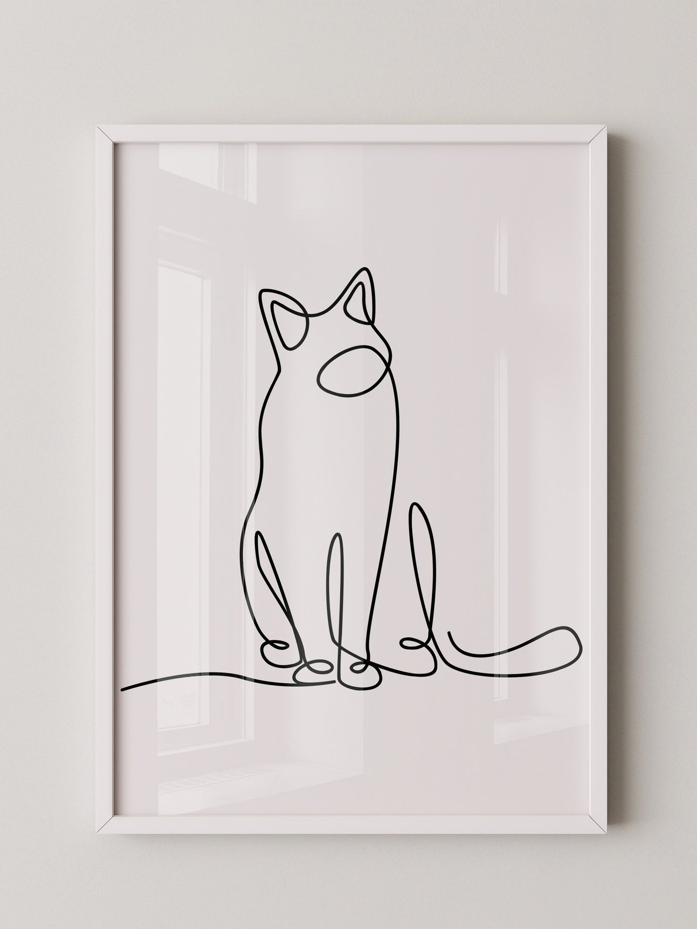 Katze Linie Stilvoll
