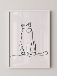 Katze Linie Stilvoll