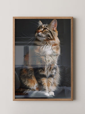 Maine Coon Katze elegant