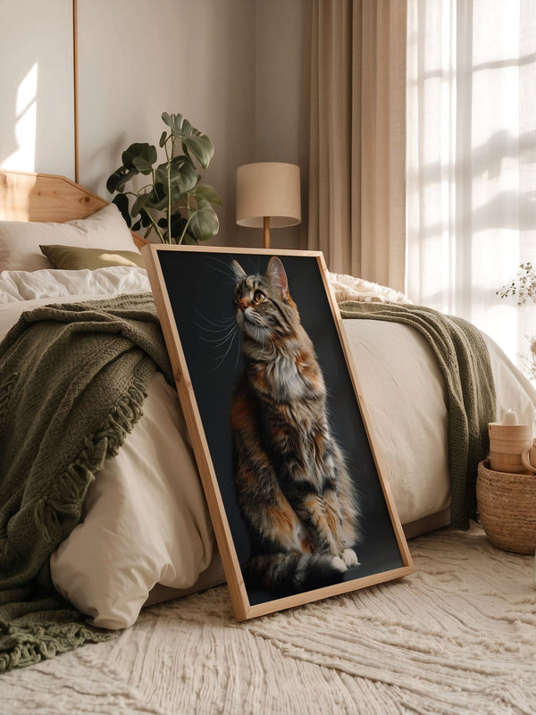 Maine Coon Katze elegant