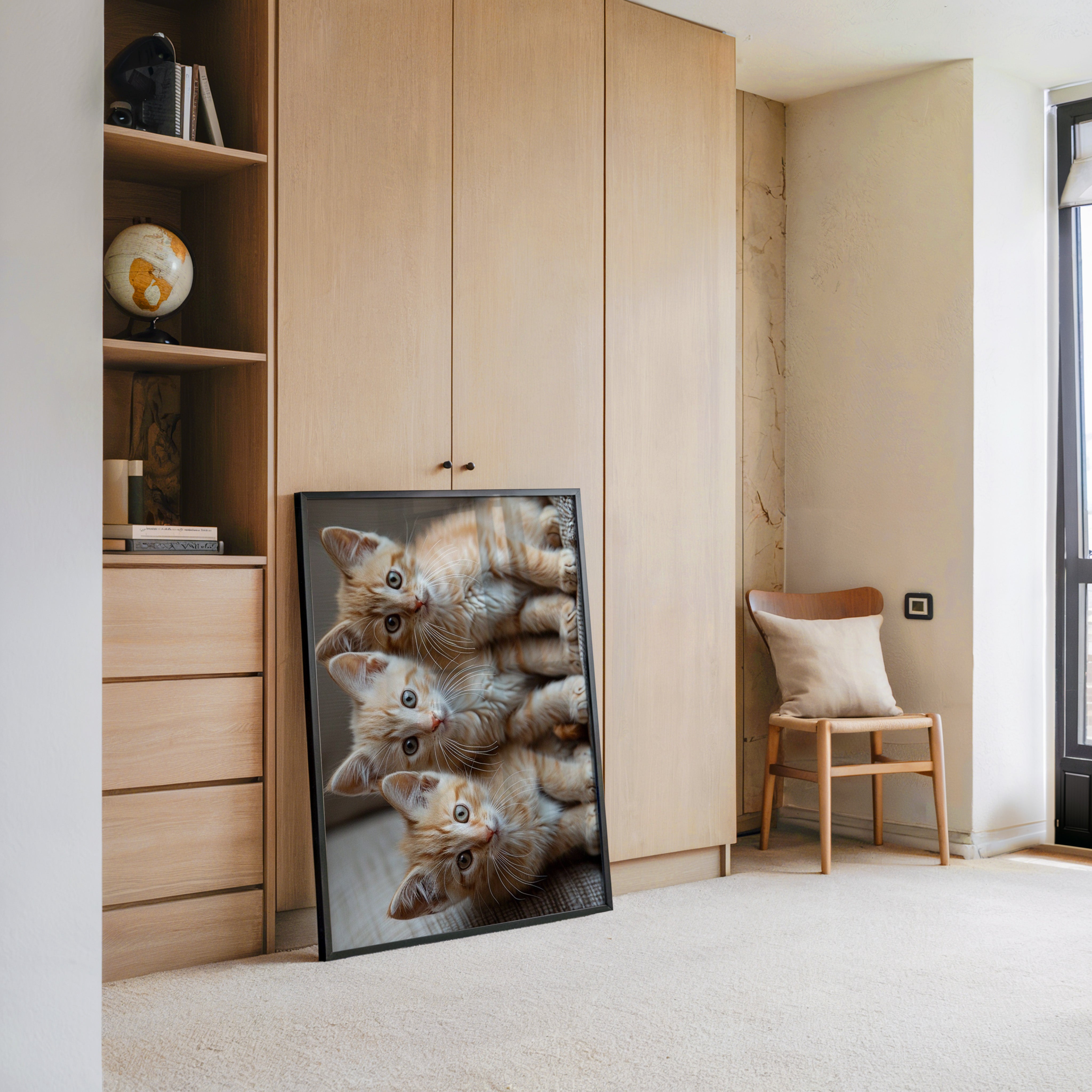 Drei Kätzchen Nahaufnahme