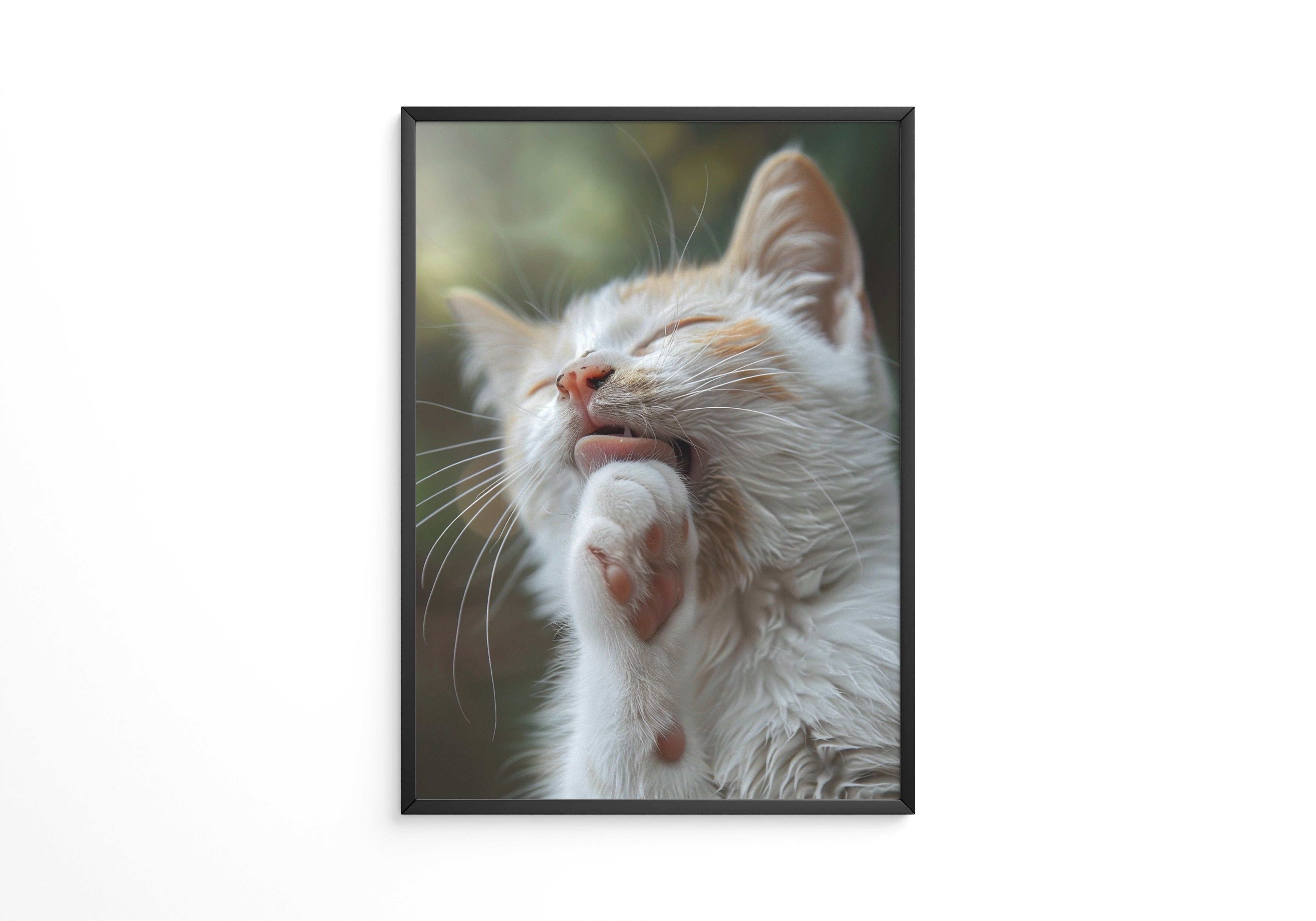 Katze Nahaufnahme Reinigung