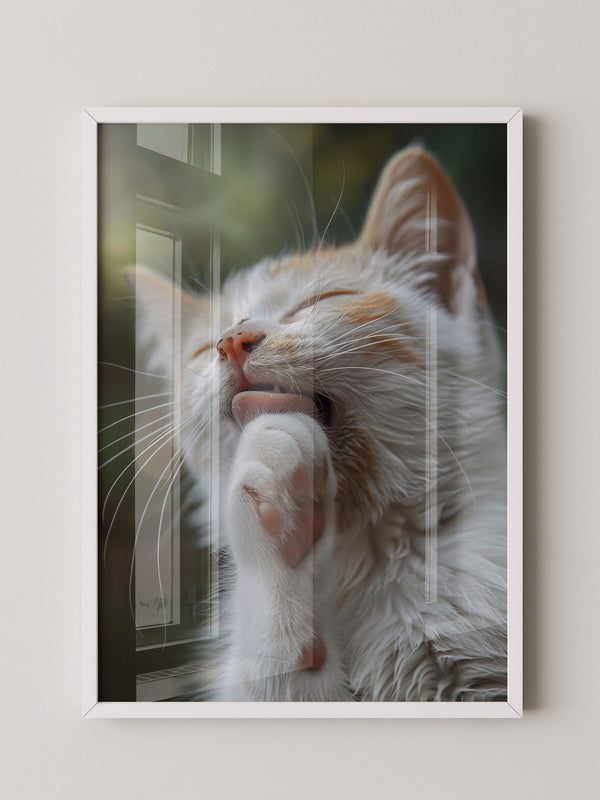 Katze Nahaufnahme Reinigung