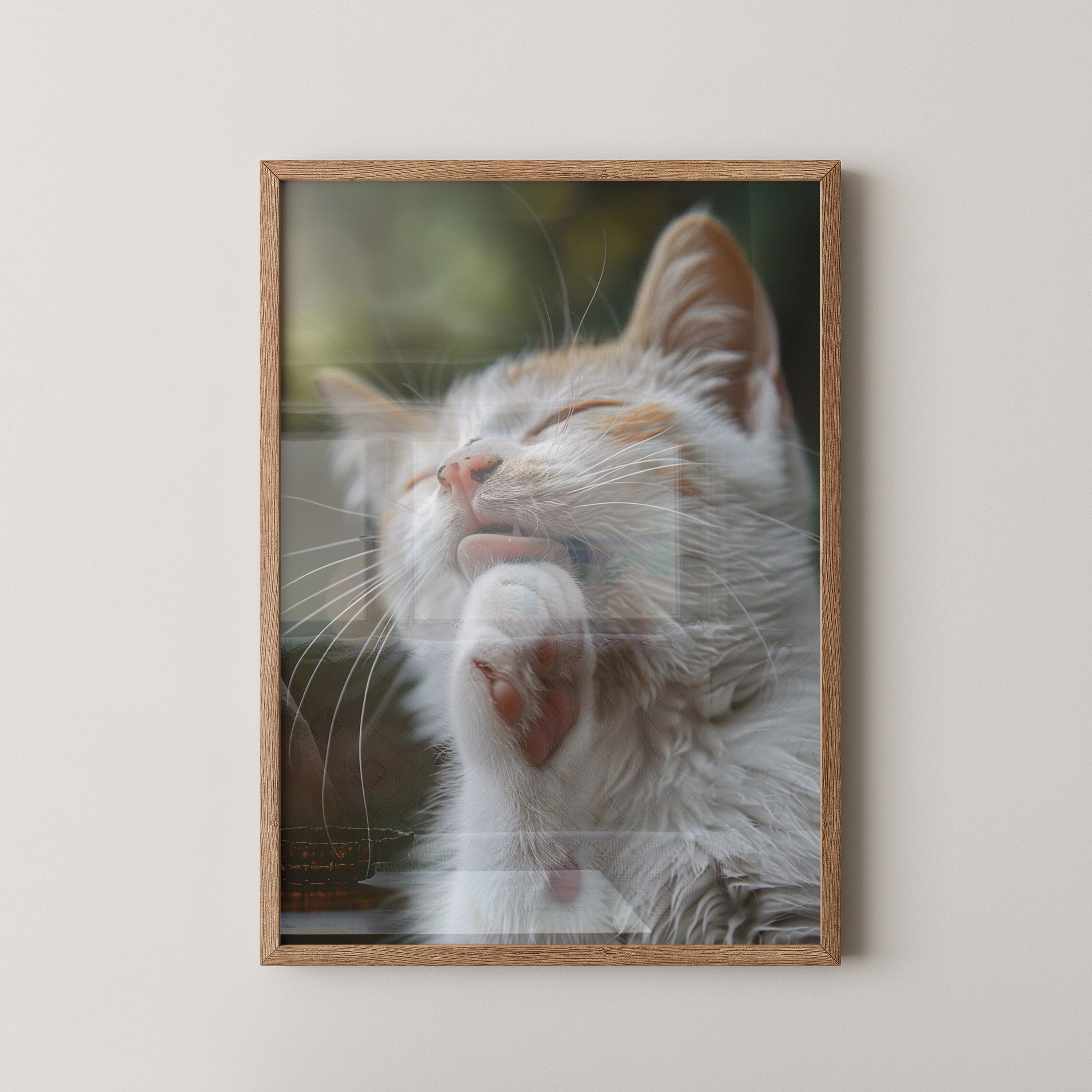 Katze Nahaufnahme Reinigung