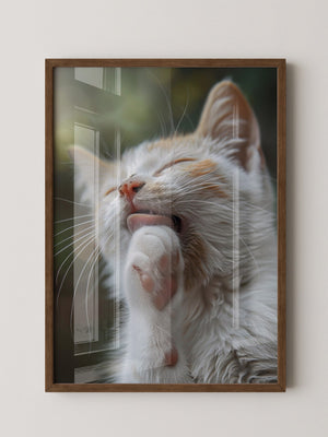 Katze Nahaufnahme Reinigung