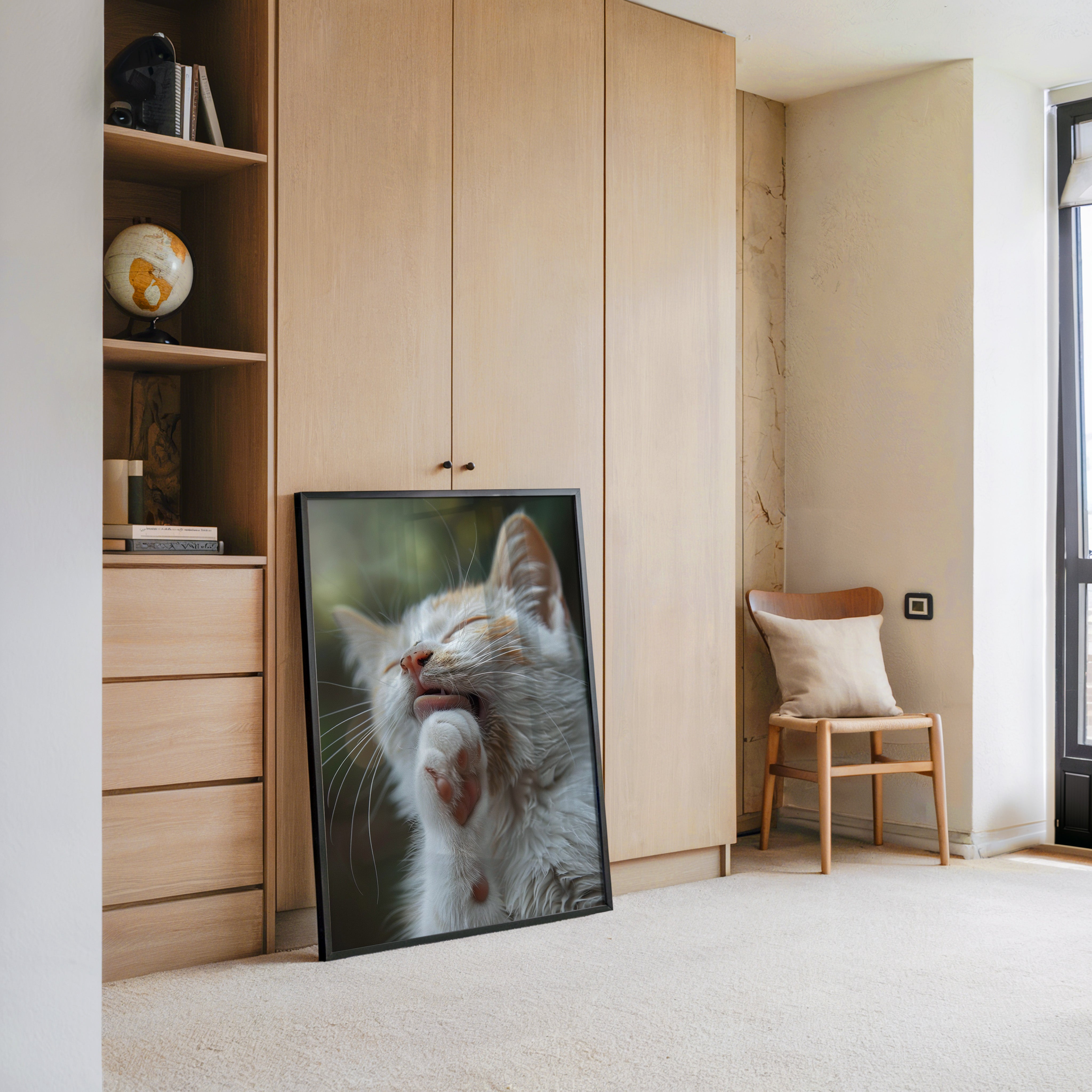 Katze Nahaufnahme Reinigung