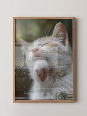 Katze Nahaufnahme Reinigung