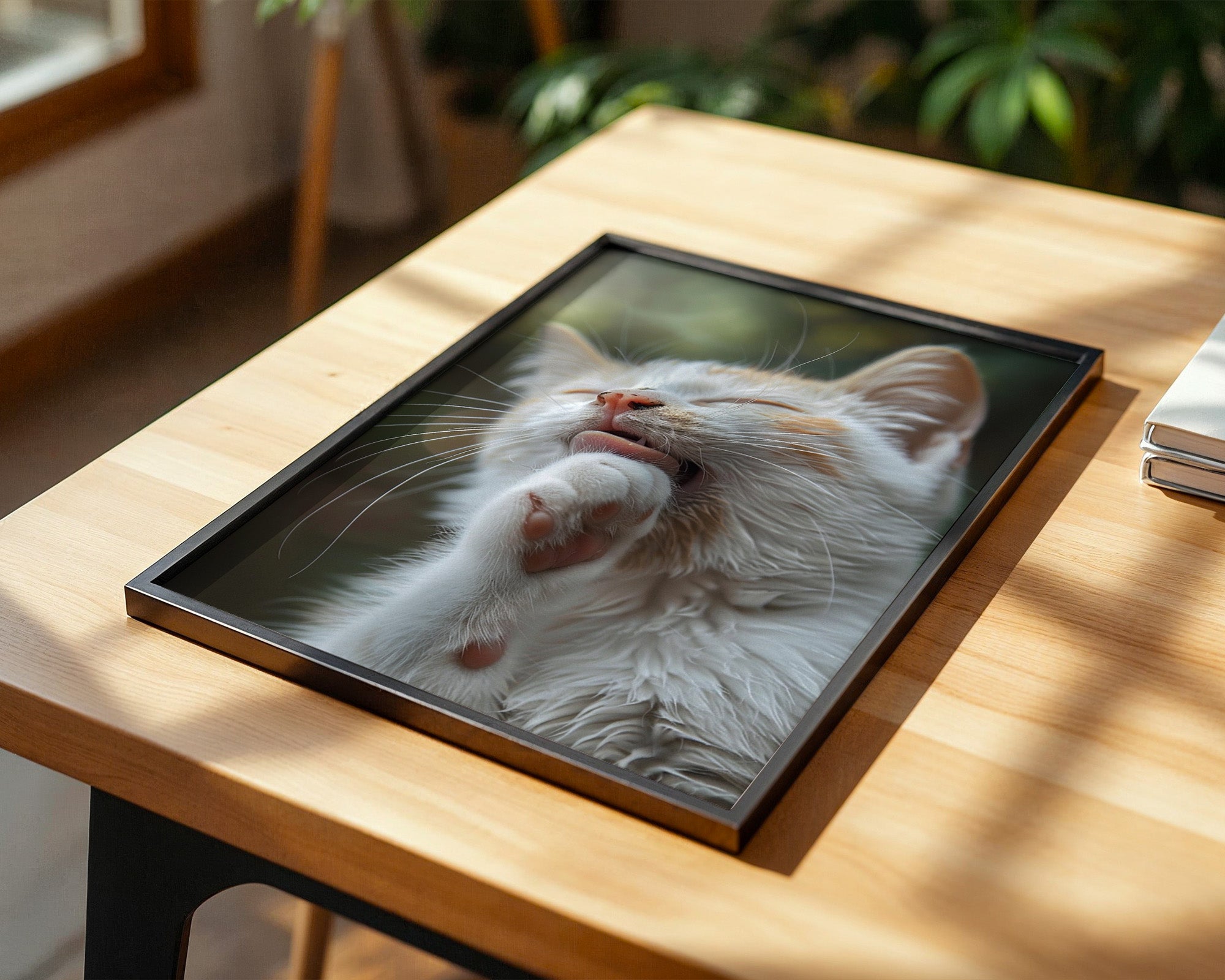 Katze Nahaufnahme Reinigung