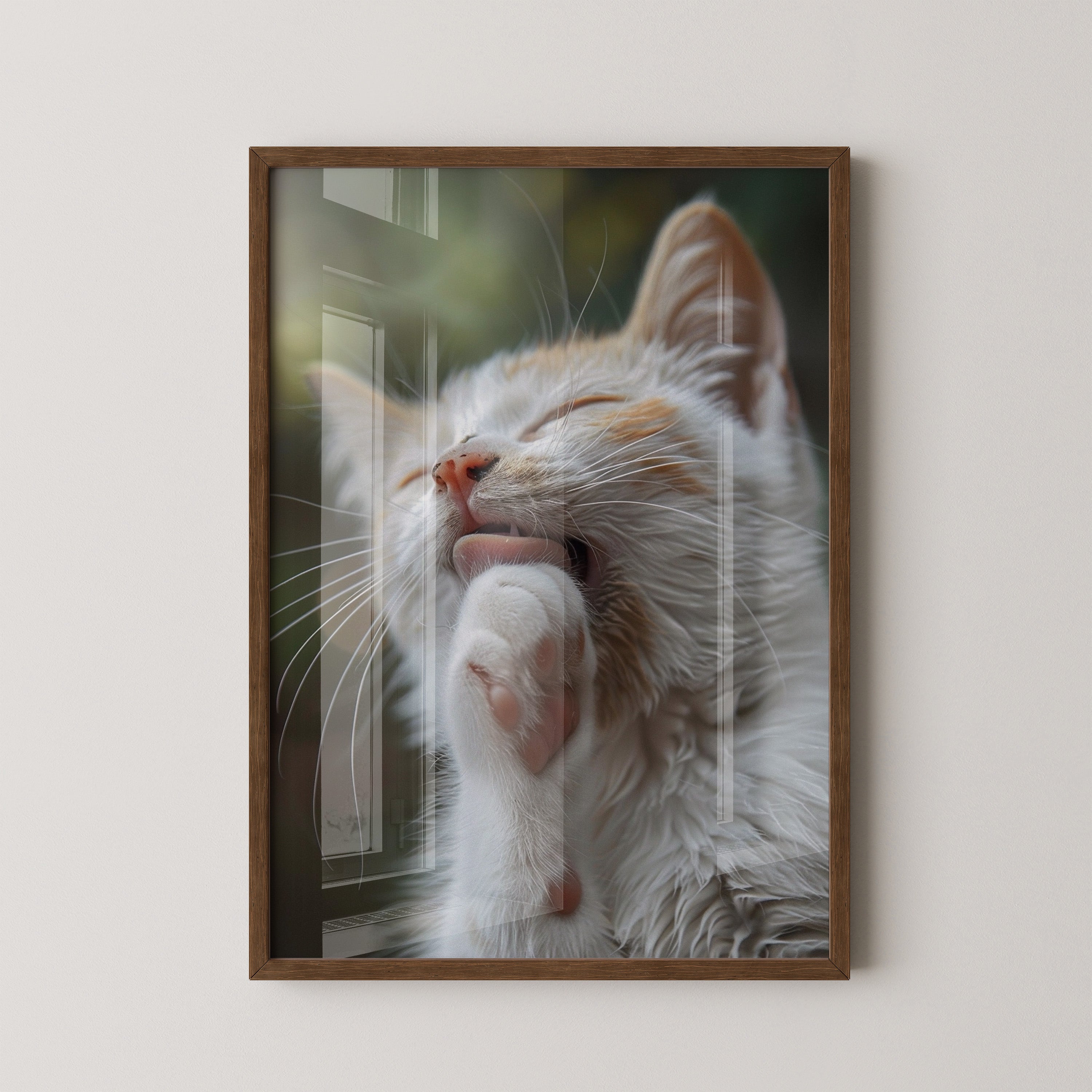 Katze Nahaufnahme Reinigung