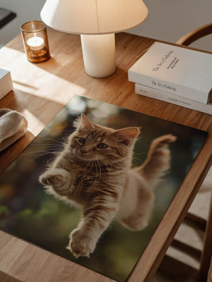 Springende Katze dynamisch