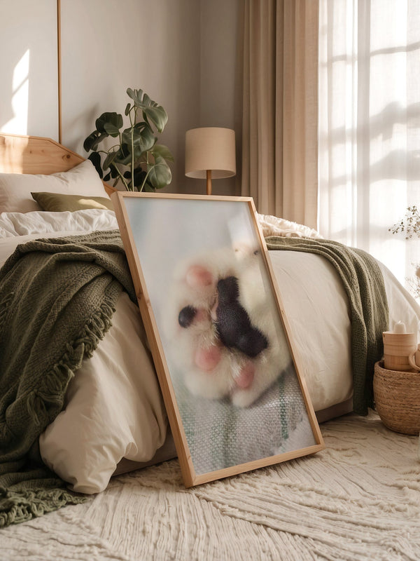 Hunde Pfote Nahaufnahme Pastell