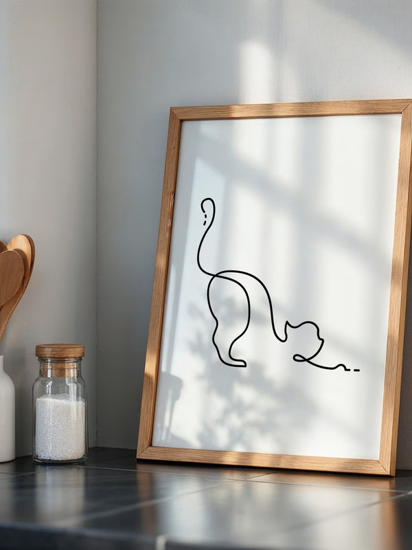 Katzenlinie minimalistisch