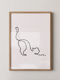 Katzenlinie minimalistisch