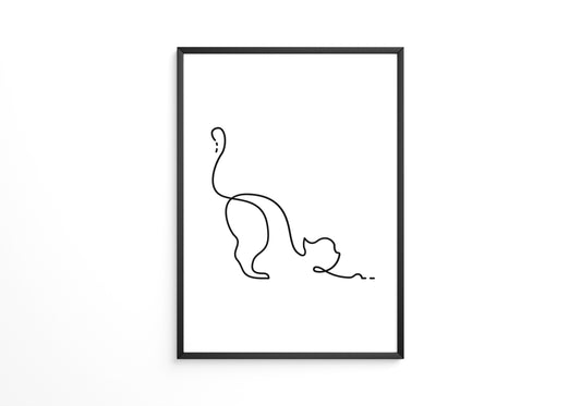 Katzenlinie minimalistisch