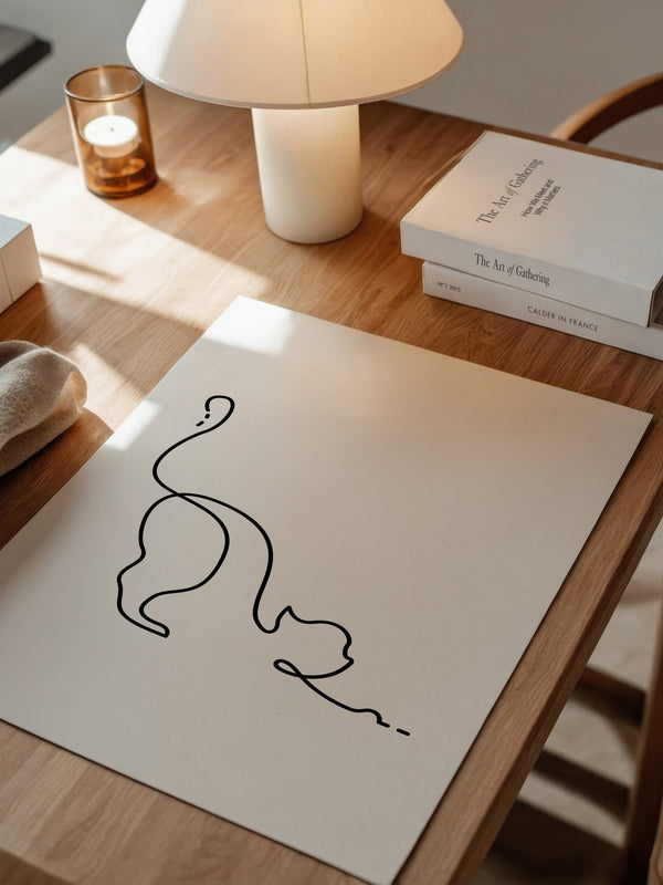 Katzenlinie minimalistisch