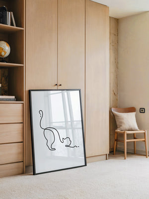 Katzenlinie minimalistisch