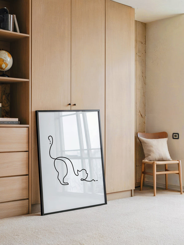 Katzenlinie minimalistisch