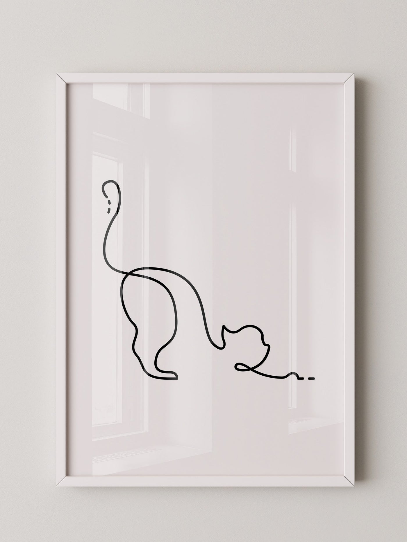 Katzenlinie minimalistisch