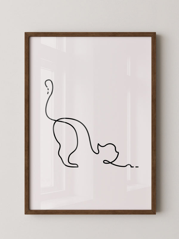 Katzenlinie minimalistisch