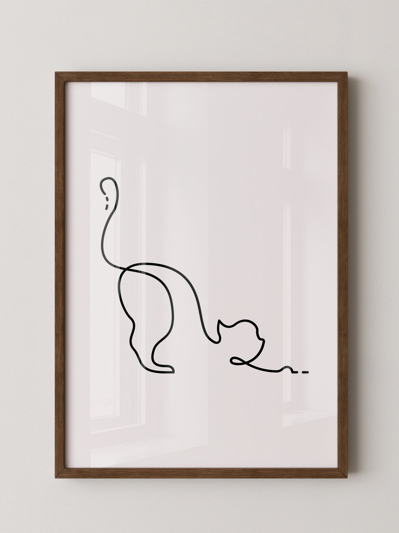 Katzenlinie minimalistisch