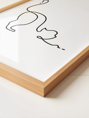Katzenlinie minimalistisch