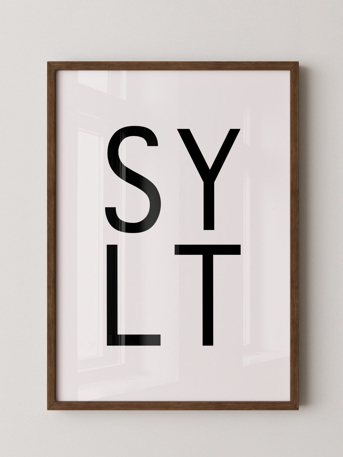 SYLT Typografie minimalistisch