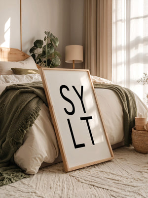 SYLT Typografie minimalistisch