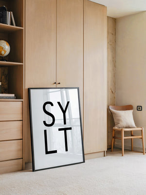 SYLT Typografie minimalistisch