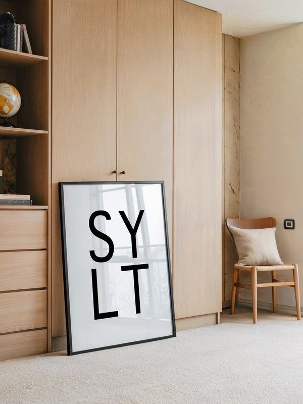 SYLT Typografie minimalistisch