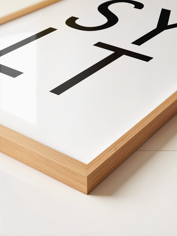 SYLT Typografie minimalistisch